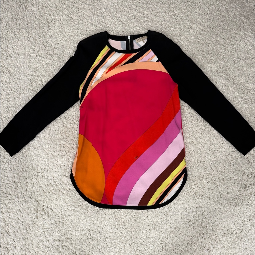Emilio pucci long sleeve top